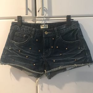 Low Rise Viva & PS DENIM SHORTS